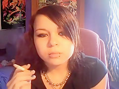 Incredible homemade Fetish, Smoking adult clip