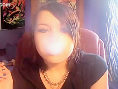 Incredible homemade Fetish, Smoking adult clip