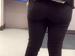 Hot latina ass black jeans