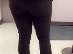 Hot latina ass black jeans