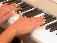 Fabulous pornstars Sabrina Banks and Holly Heart in crazy lesbian, masturbation porn movie