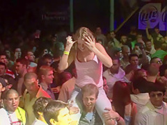 Horny pornstar in hottest group sex, striptease adult scene