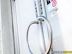 Ebony Teen Nia Nacci Takes White Cock At A Gloryhole