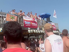 Horny pornstar in hottest group sex, striptease porn video