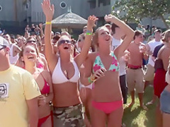 Horny pornstar in hottest group sex, striptease porn video