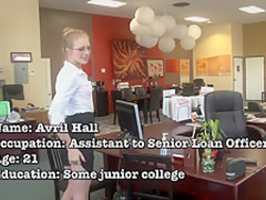 Horny pornstar Avril Hall in exotic swallow, facial porn video