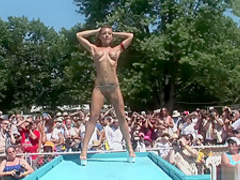 Incredible pornstar in exotic striptease, outdoor porn video