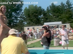 Incredible pornstar in exotic striptease, outdoor porn video