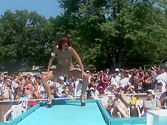 Incredible pornstar in exotic striptease, outdoor porn video