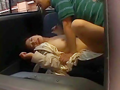Horny Japanese model Kaho Kasumi in Incredible Car JAV video
