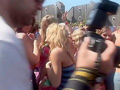 Crazy pornstar in amazing group sex, outdoor adult video