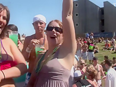 Crazy pornstar in amazing group sex, outdoor adult video