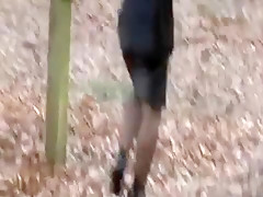 Incredible amateur Fetish, Outdoor porn clip