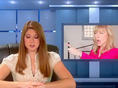 Exotic pornstars Yasmine Deleon and Nina Hartley in best masturbation, dildos/toys porn movie