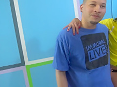 Crazy pornstars Jennifer White and Chase Ryder in incredible group sex, blowjob adult movie