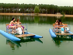 Exotic pornstars Tamara Enjoy and Alexis Crystal in amazing brazilian, outdoor xxx scene