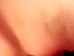 Beautiful redhead bouncing her big tits while she is fucked
