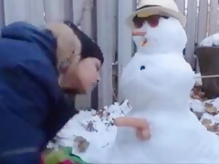 Fun with snowman