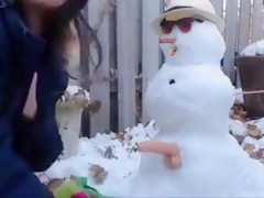 Fun with snowman