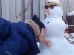 Fun with snowman