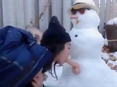 Fun with snowman
