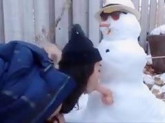 Fun with snowman