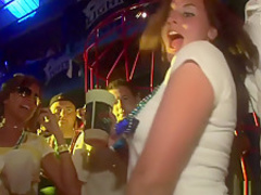 Crazy pornstar in amazing blonde, striptease xxx clip