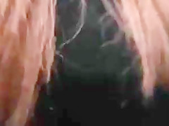 Redhead restaurant pussy show