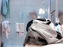 Finally caught sisters hot friend in the shower