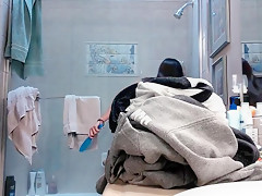 Finally caught sisters hot friend in the shower