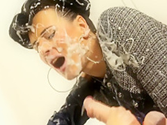 Crazy pornstars Gina Devine and Mia Melone in incredible fetish, threesome porn clip