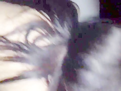 Phat ass blows me with toy in her asshole