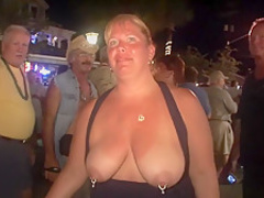 Incredible pornstar in horny outdoor, striptease porn movie