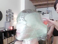 Offering his cum to mistress