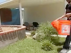 Horny Blonde, Natural Tits adult scene