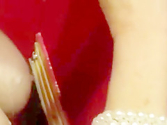 Lady Sonja sucking big dick on the glory hole