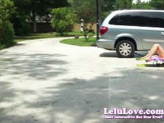 Lilu Loves Outdoor Masturbation Asshole Puckering