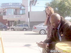 Giselle Leon Picked Up And Fucks Big Black Cock