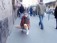 Crazy pornstar in hottest straight, public adult clip