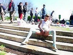 Crazy pornstar in hottest straight, public adult clip