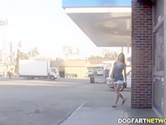 Teen Lily Anderson Inhales Her First Big Black Dick - Gloryhole