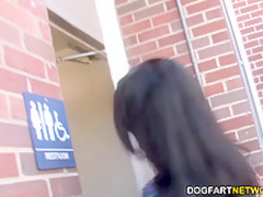 Teen Lily Anderson Inhales Her First Big Black Dick - Gloryhole