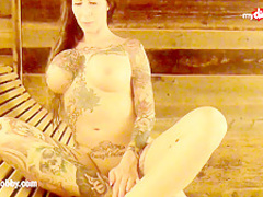 My Dirty Hobby - Busty tattooed MILF blows her man