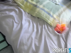 PropertySex Petite Blond Anastasia Knight Fucks Roomate