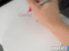 PropertySex Petite Blond Anastasia Knight Fucks Roomate