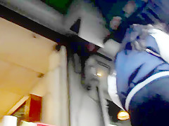 Booty cruise black jeans up-ass cam