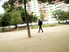 Stranger fucked in pussy   ass in public for money