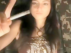 Best amateur Smoking, Brunette sex scene