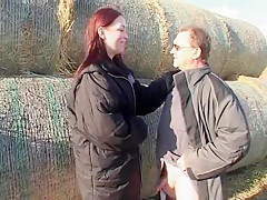 Fabulous Redhead, Outdoor sex clip