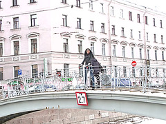 Sexual stranger porn episode with wild fuck and spunk fountain